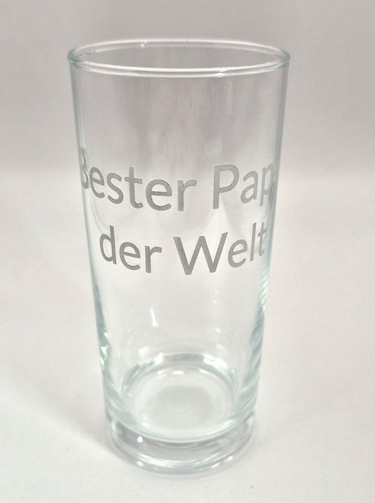 Trinkglas Trinkglas 0,27l Bester Papa der Welt