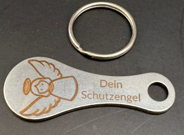 Einkaufswagenlöser aus Edelstahl - Nie mehr Münzen