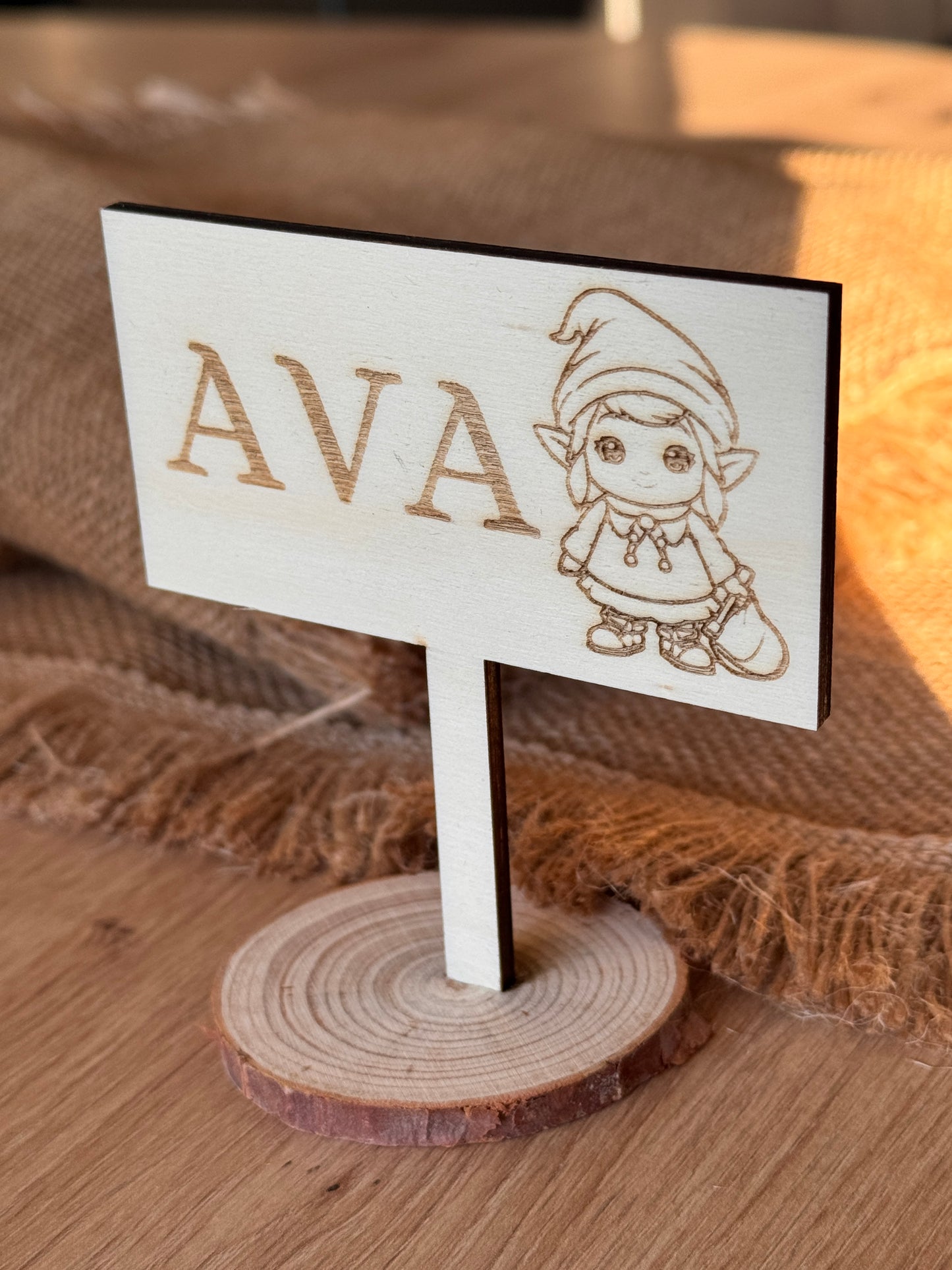 Kleine, süße Wichtel-Schilder - perfekt für die Weihnachtszeit