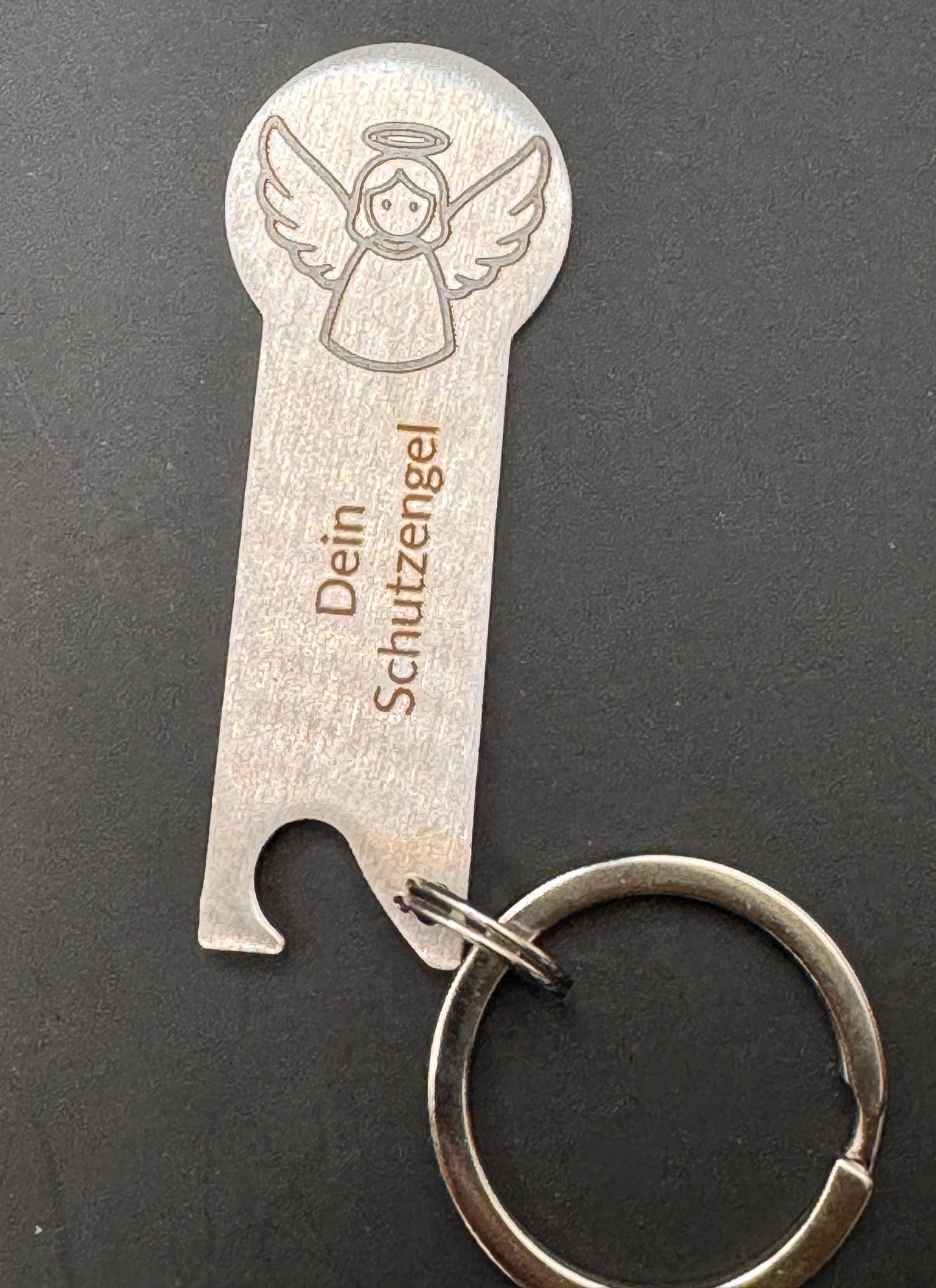 Einkaufswagenlöser mit Flaschenöffner aus Edelstahl - Nie mehr Münzen